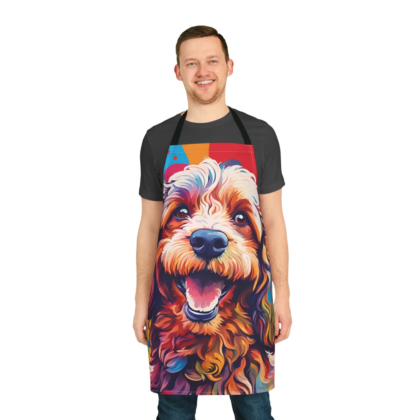 Multi cockerpoo Adult Apron (AOP)