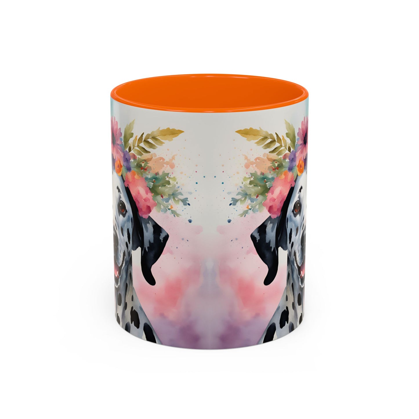 Dalmatian 03 Accent Coffee Mug - Dog Lover Gift