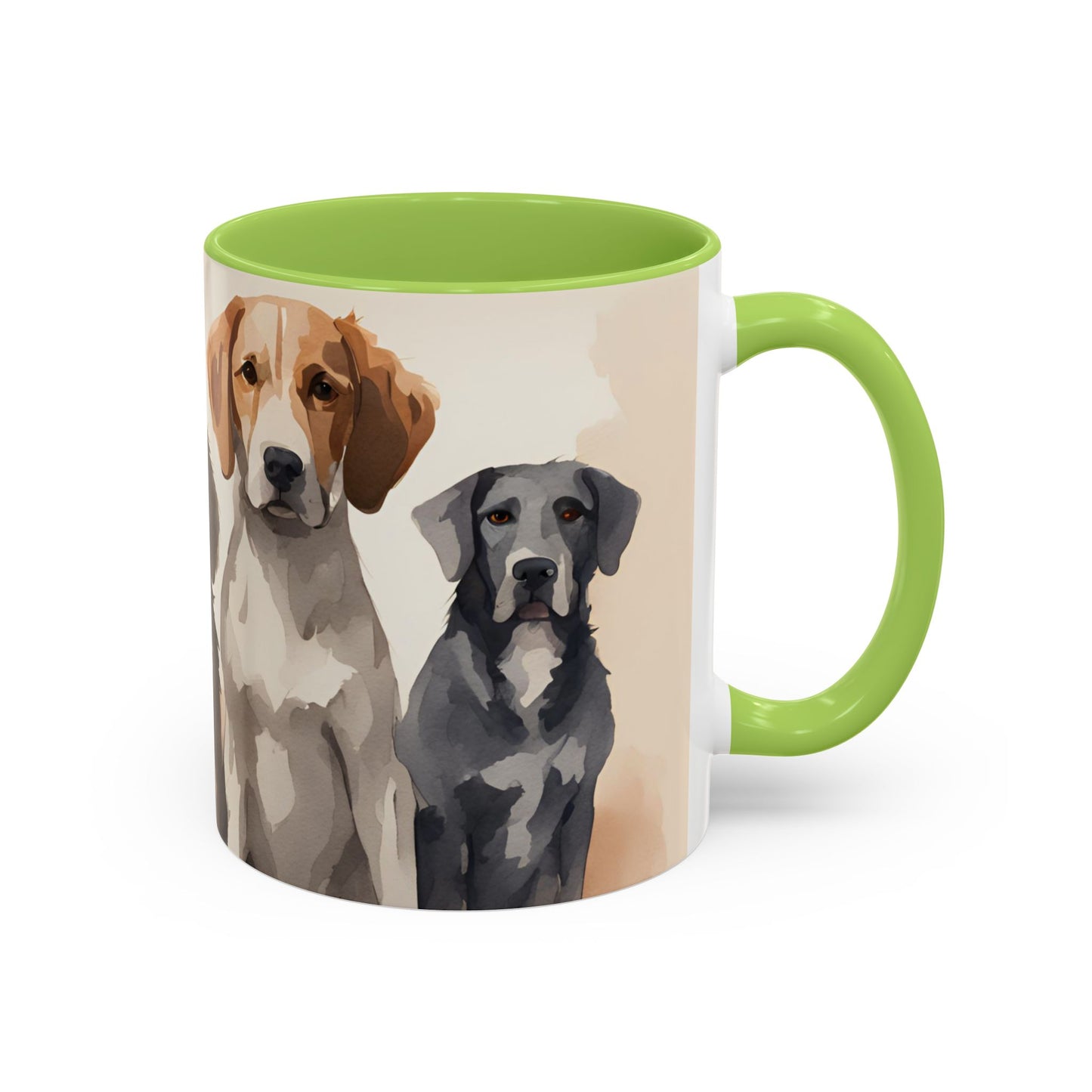 Doggies in a Row 01 Accent Mug 11oz