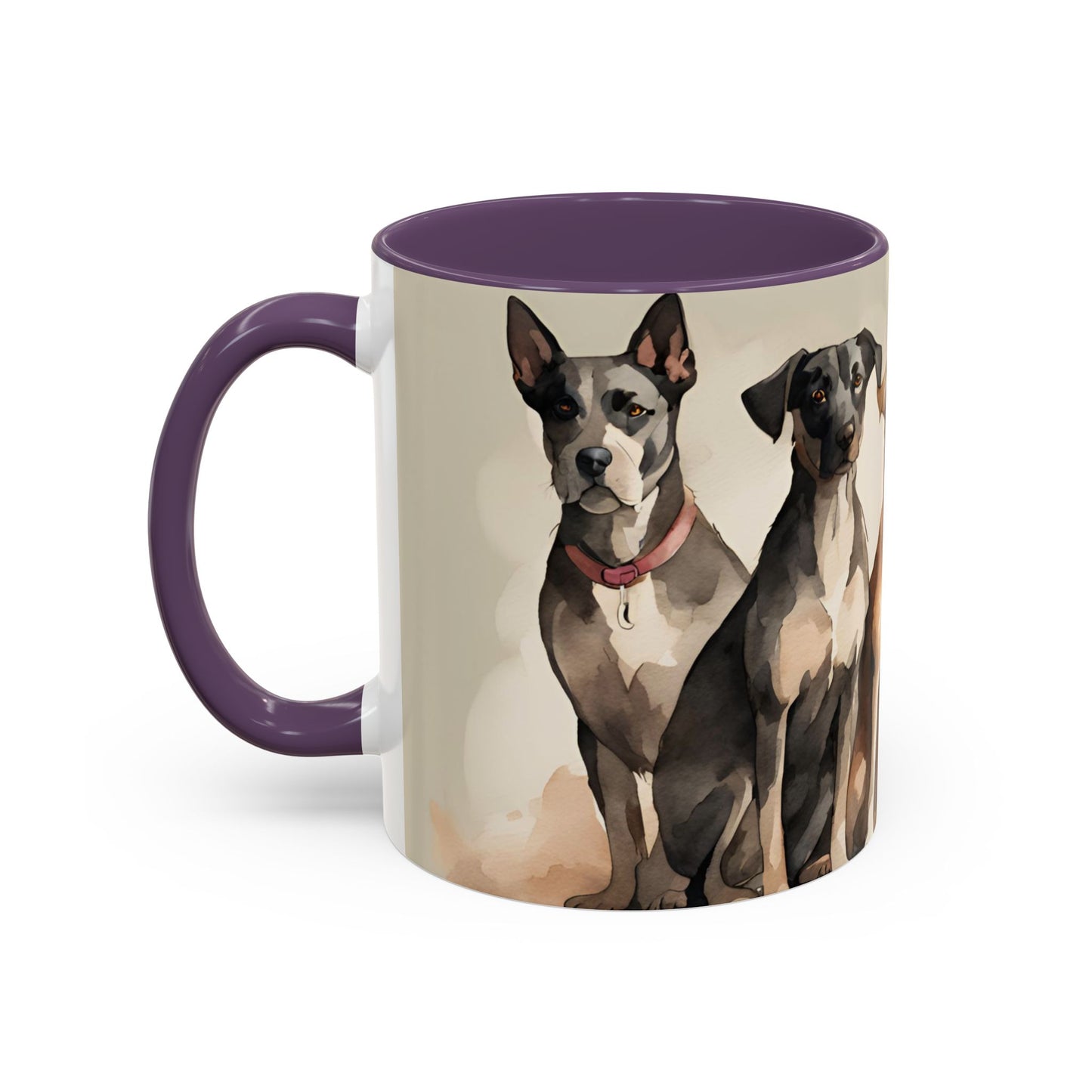 Doggies in a Row 04 Accent Mug 11oz