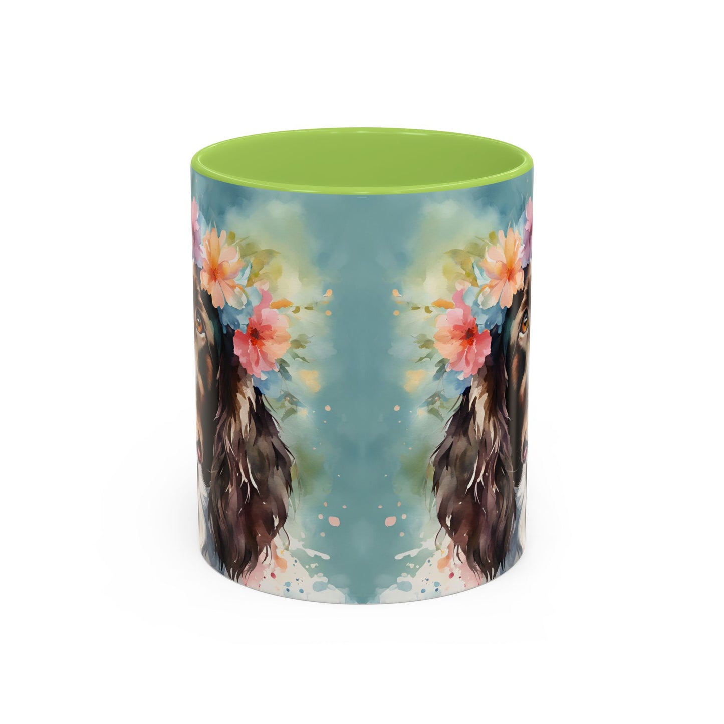 Springer Spaniel 04 Accent Coffee Mug - Dog Lover Gift