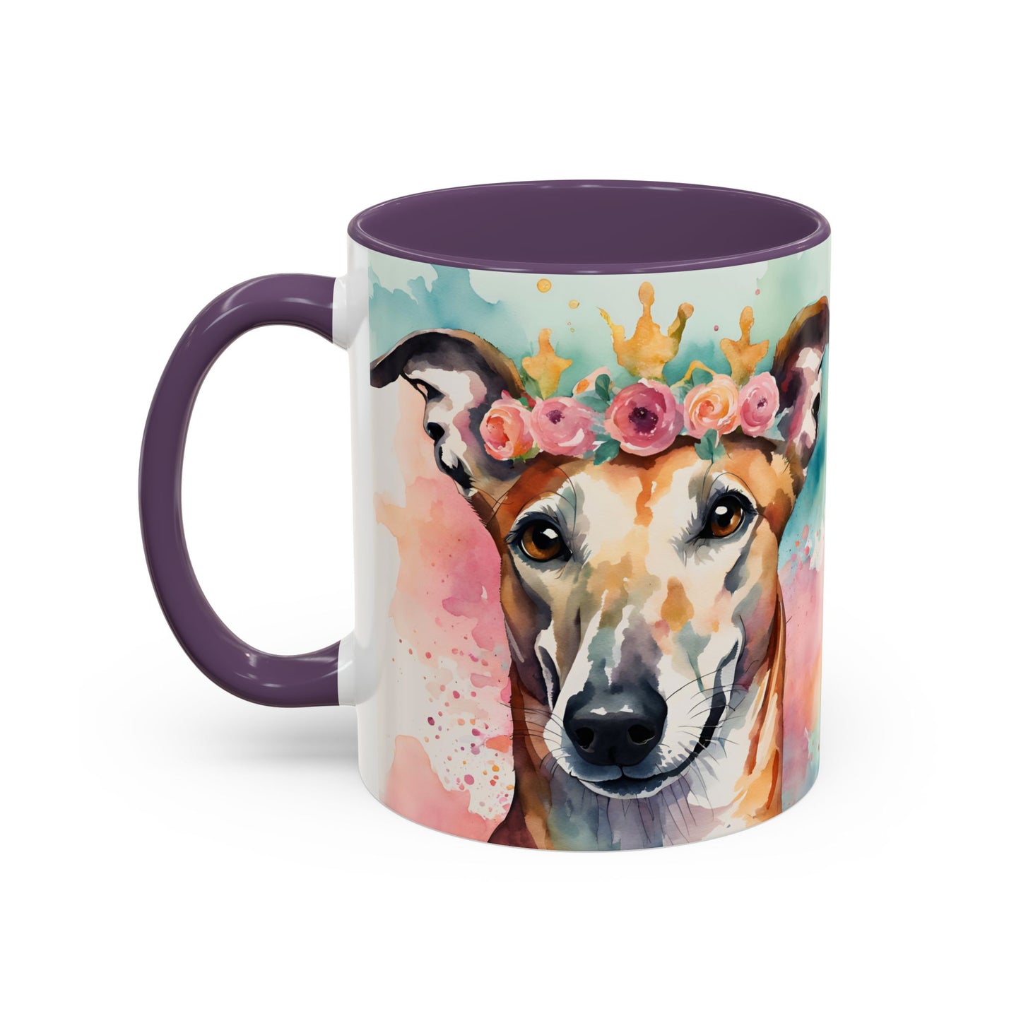Greyhound 04 Accent Coffee Mug - Dog Lover Gift