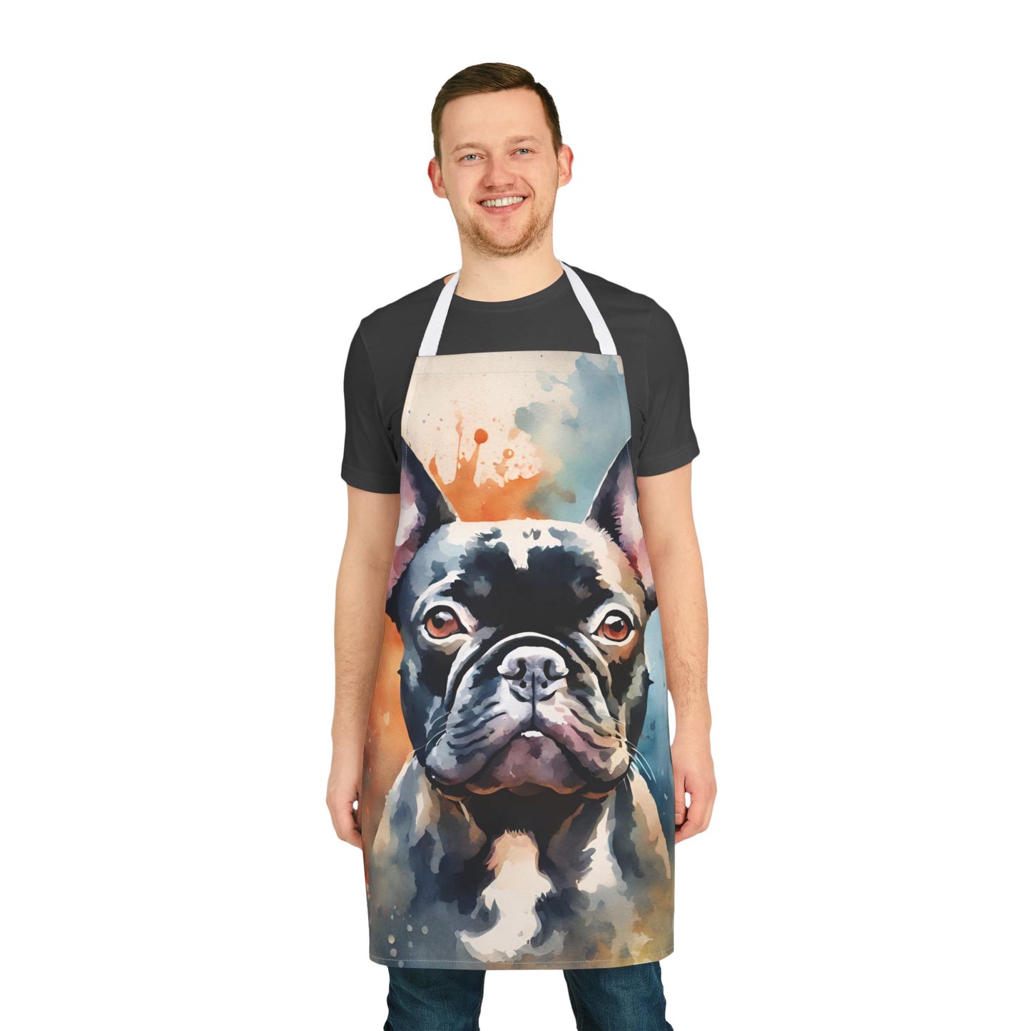Little Frenchie Adult Apron (AOP)