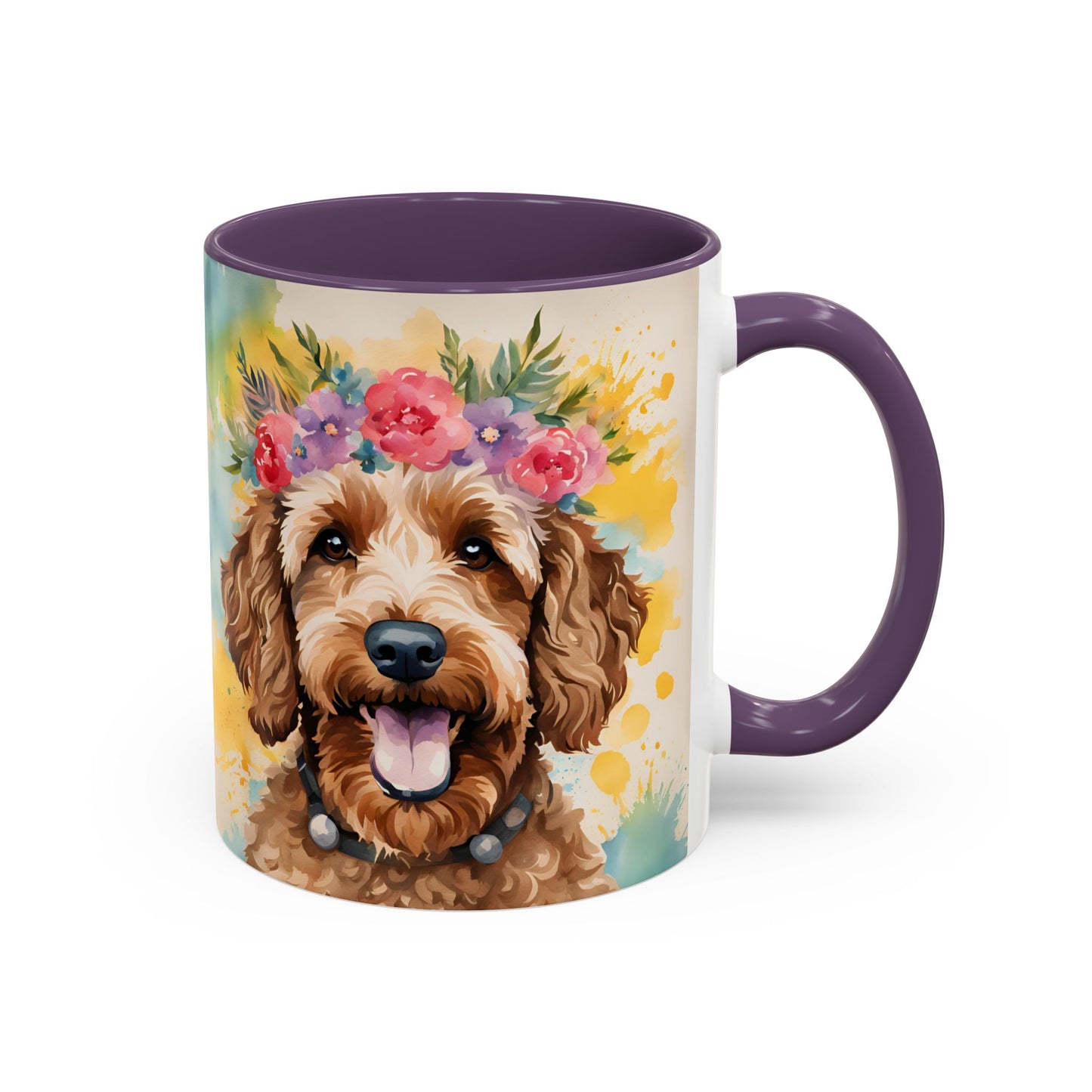 Cockapoo 04 Accent Coffee Mug - Dog Lover Gift