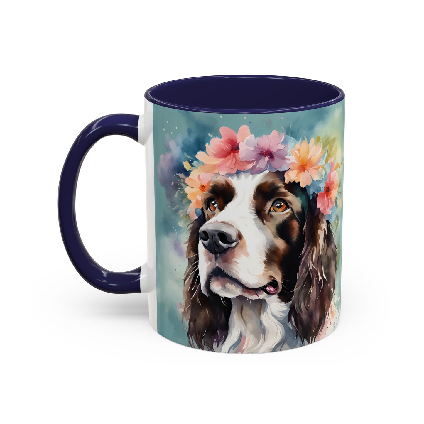 Springer Spaniel 04 Accent Coffee Mug - Dog Lover Gift