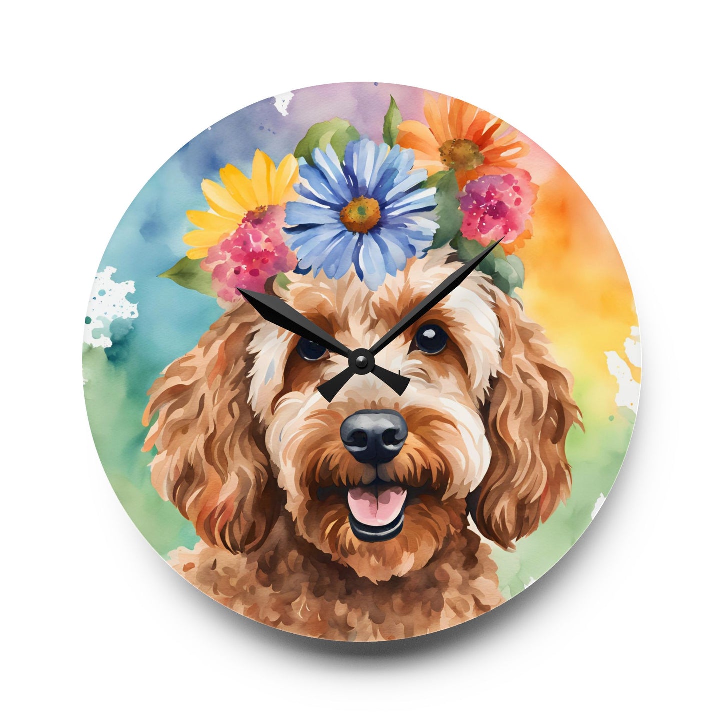 Cockapoo 04 Dog Wall Clock