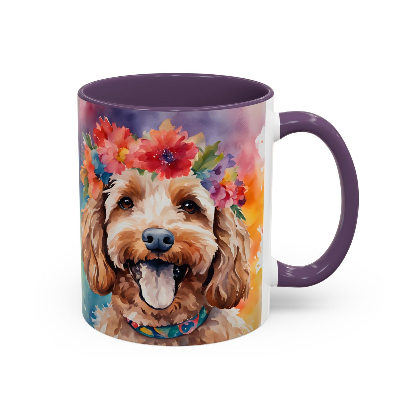 Cockapoo 05 Accent Coffee Mug - Dog Lover Gift