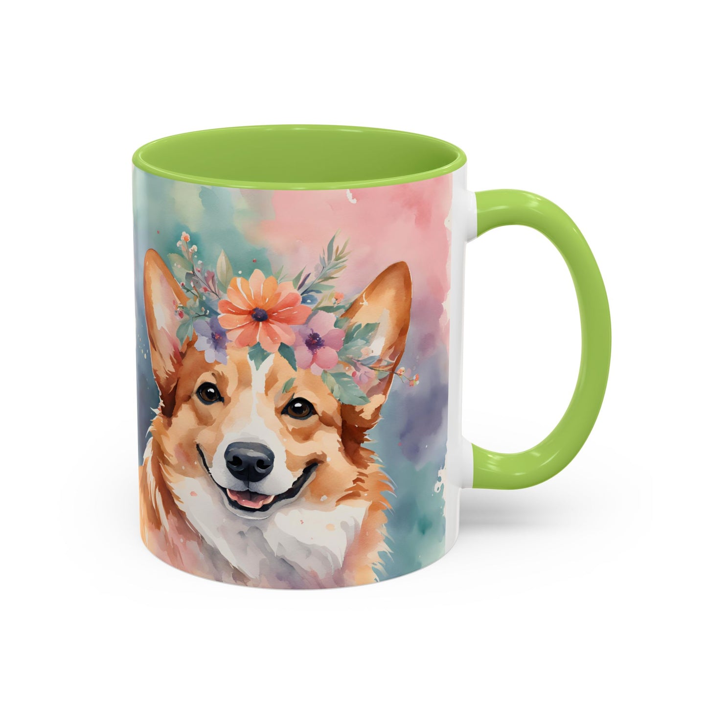 Corgi 03 Accent Coffee Mug - Dog Lover Gift