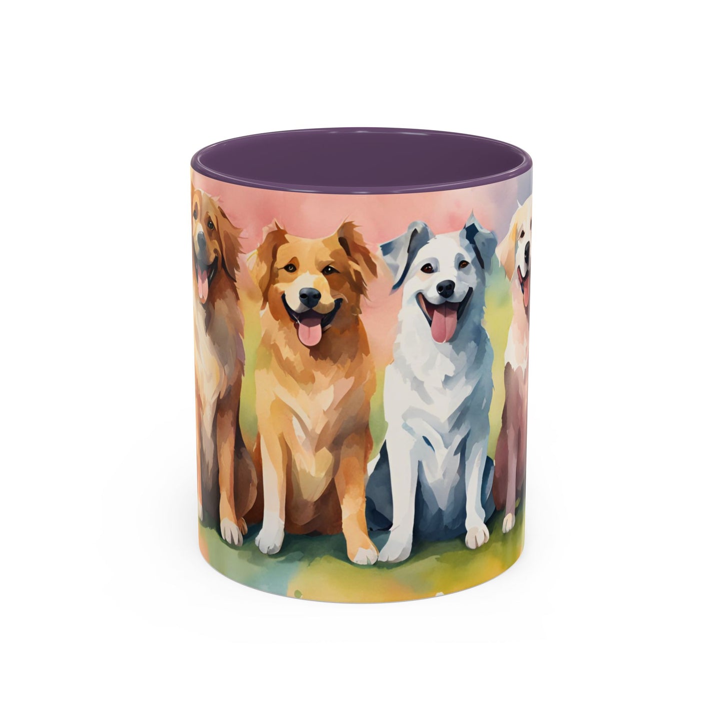 Multicoloured Doggies 08 Accent Mug 11oz