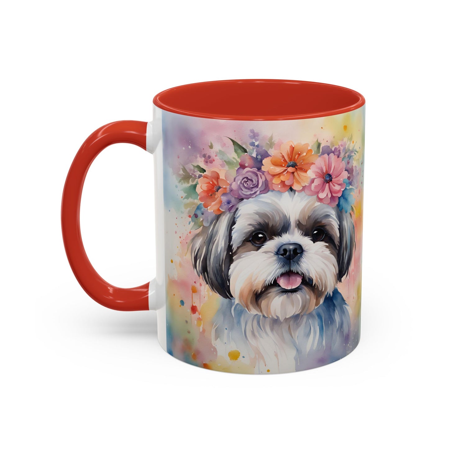 Shih Tzu 04 Accent Coffee Mug - Dog Lover Gift