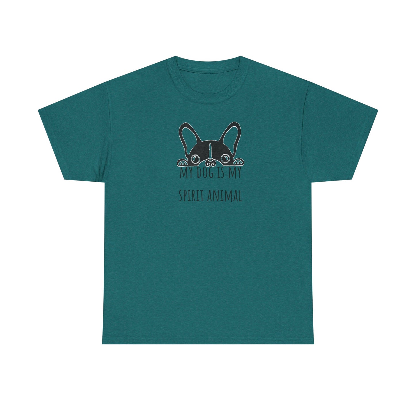 My dog is my spirit animal. Unisex Heavy Cotton Tee