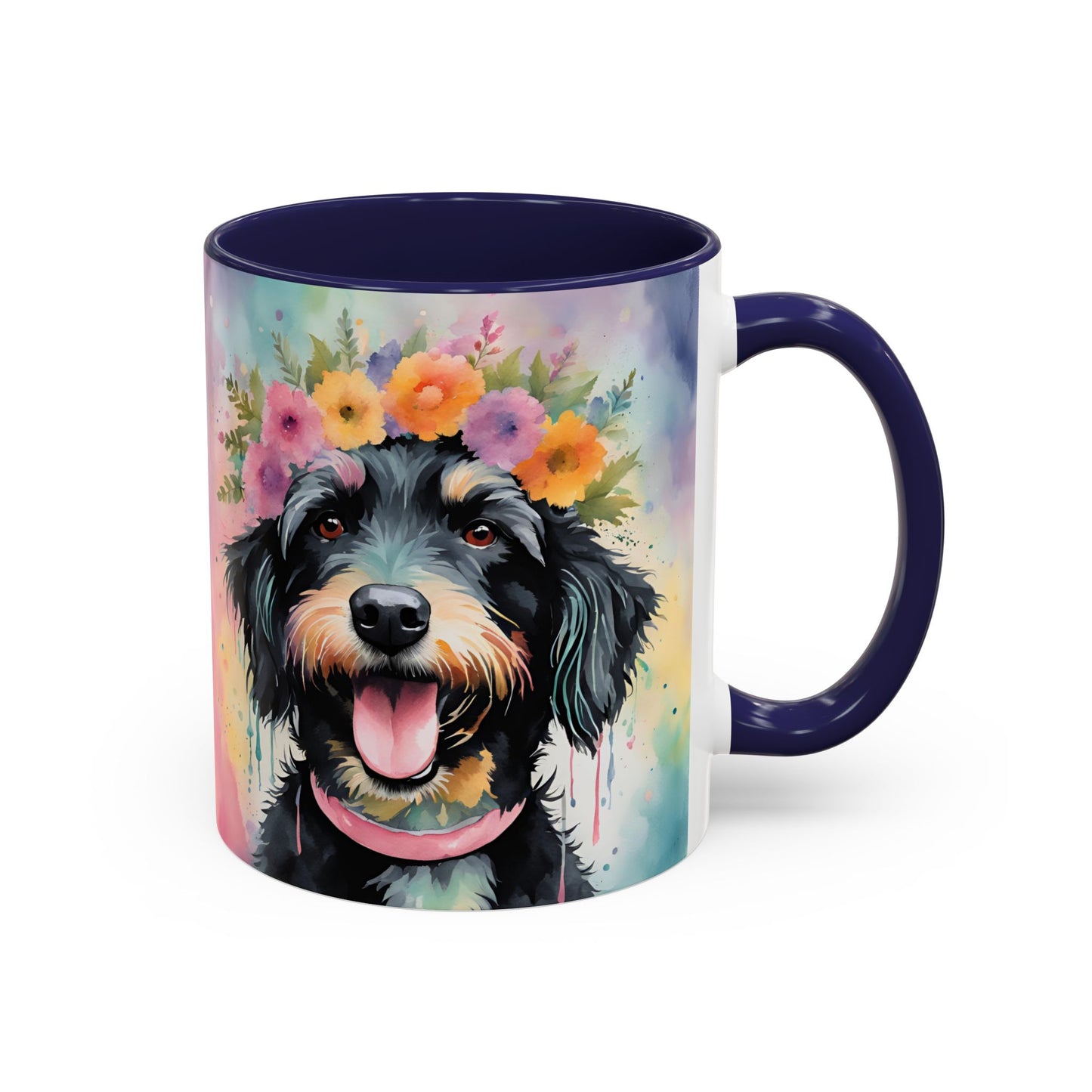 Eddy 02 Accent Coffee Mug - Dog Lover Gift