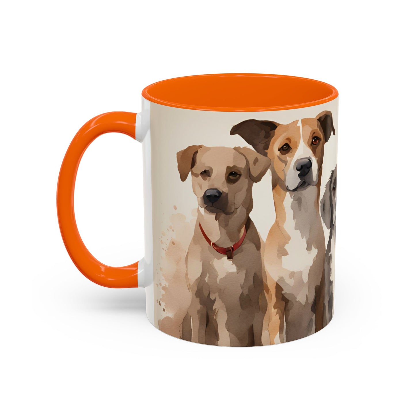 Doggies in a Row 01 Accent Mug 11oz