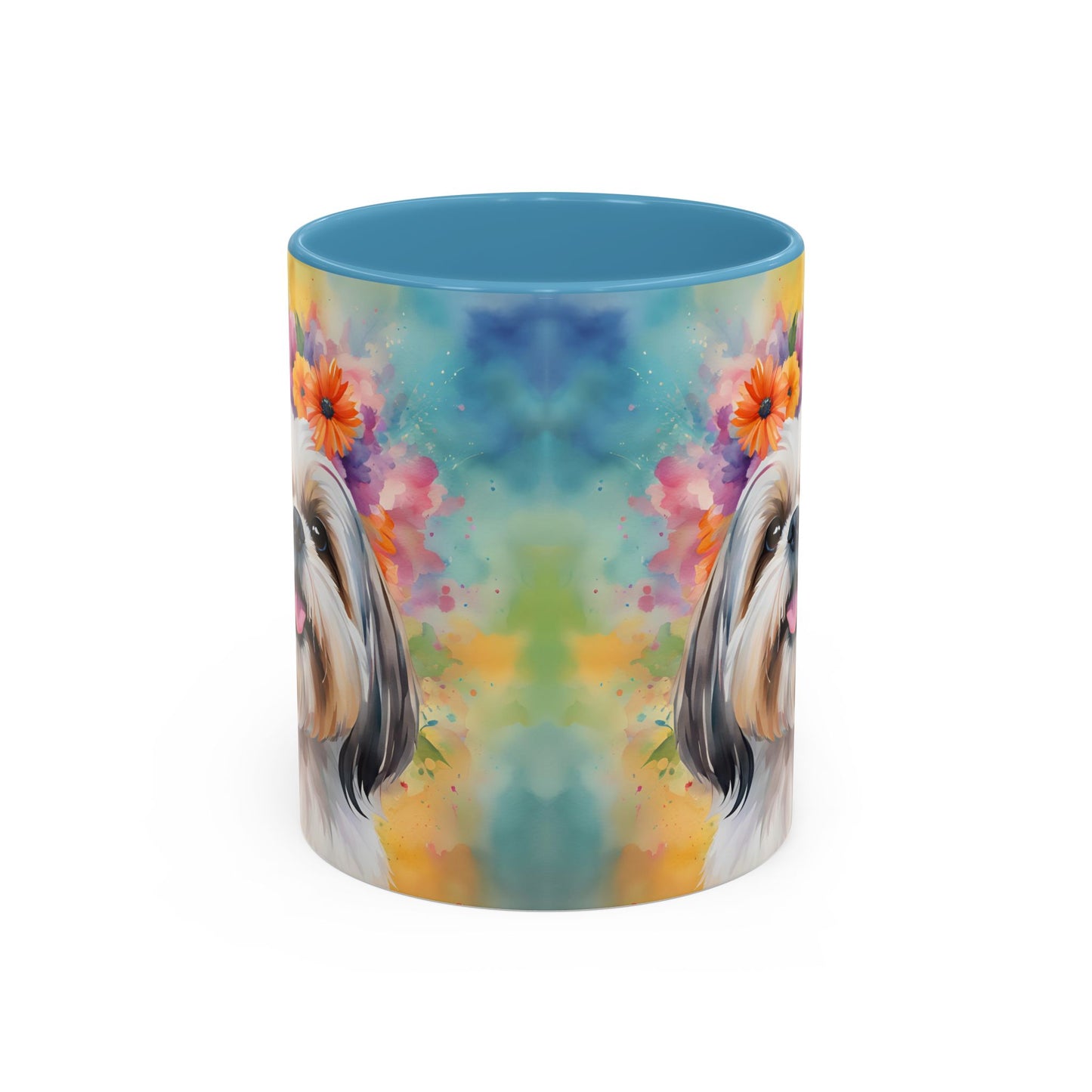 Shih Tzu 01 Accent Coffee Mug - Dog Lover Gift