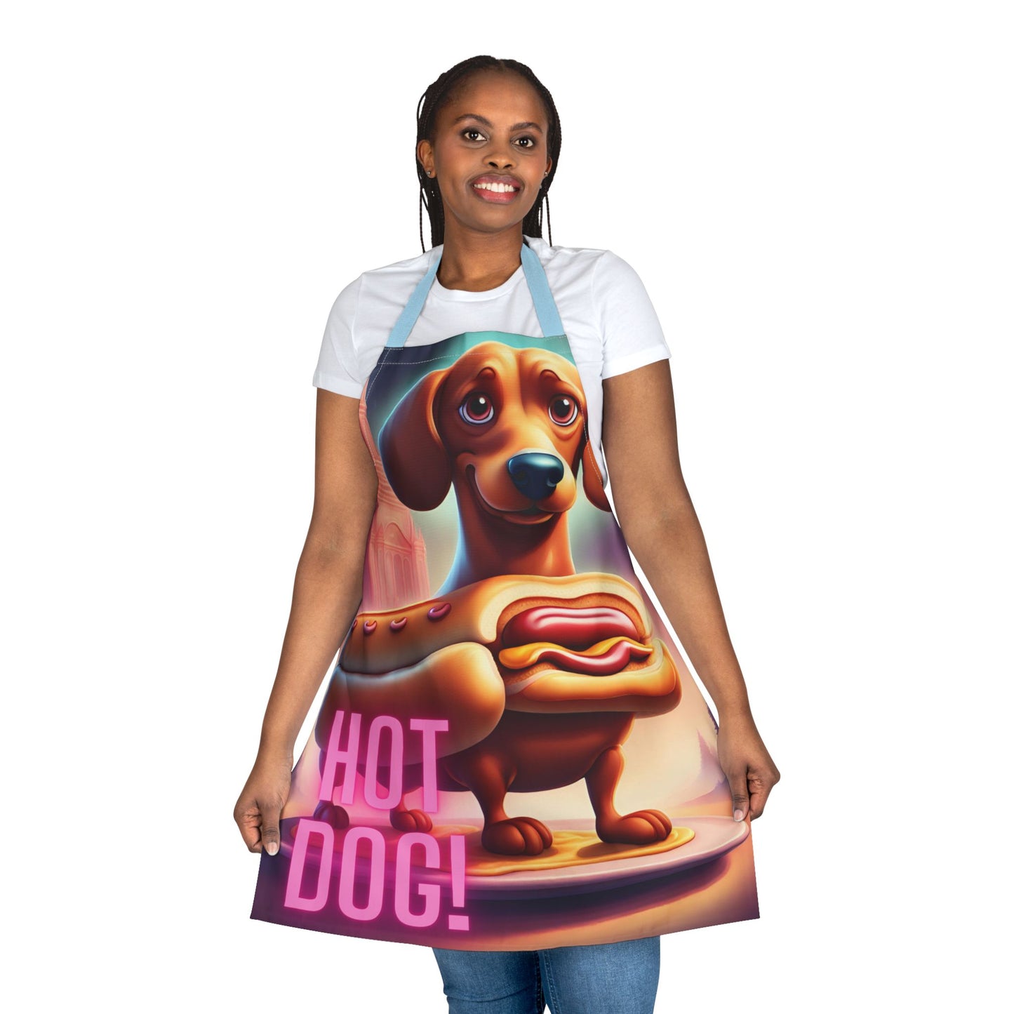 Hot Dog 2 Apron, 5 Color Straps (AOP)