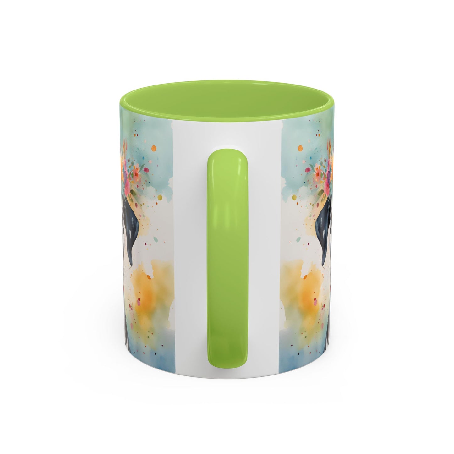 Dalmatian 02 Accent Coffee Mug - Dog Lover Gift