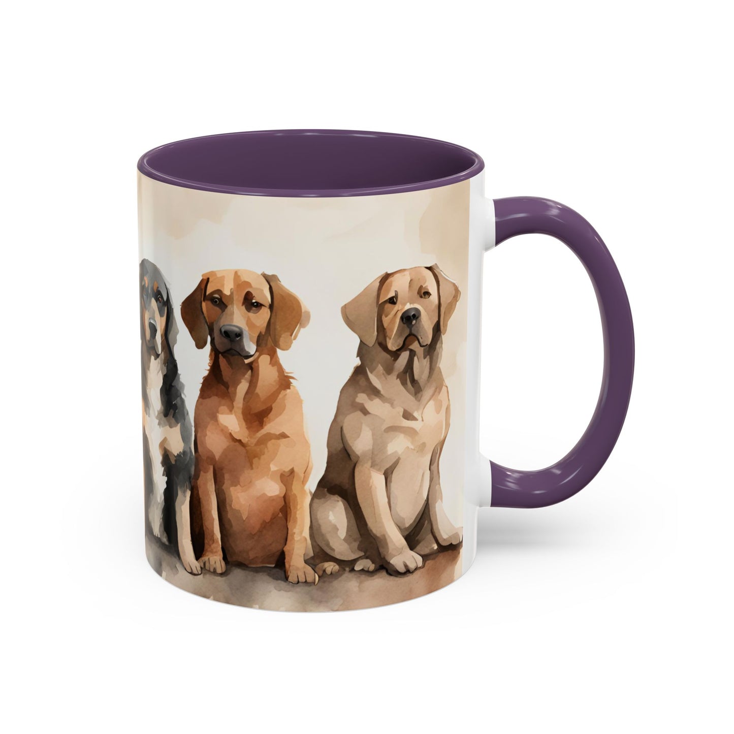 Doggies in a Row 02 Accent Mug 11oz