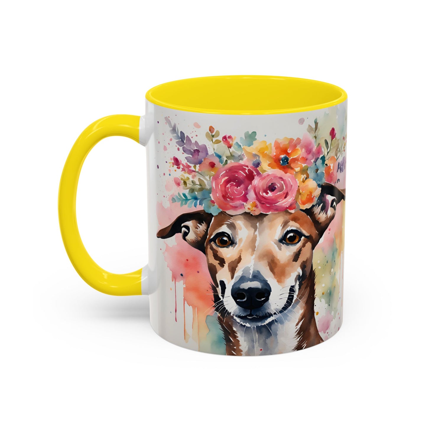 Greyhound 01 Accent Coffee Mug - Dog Lover Gift