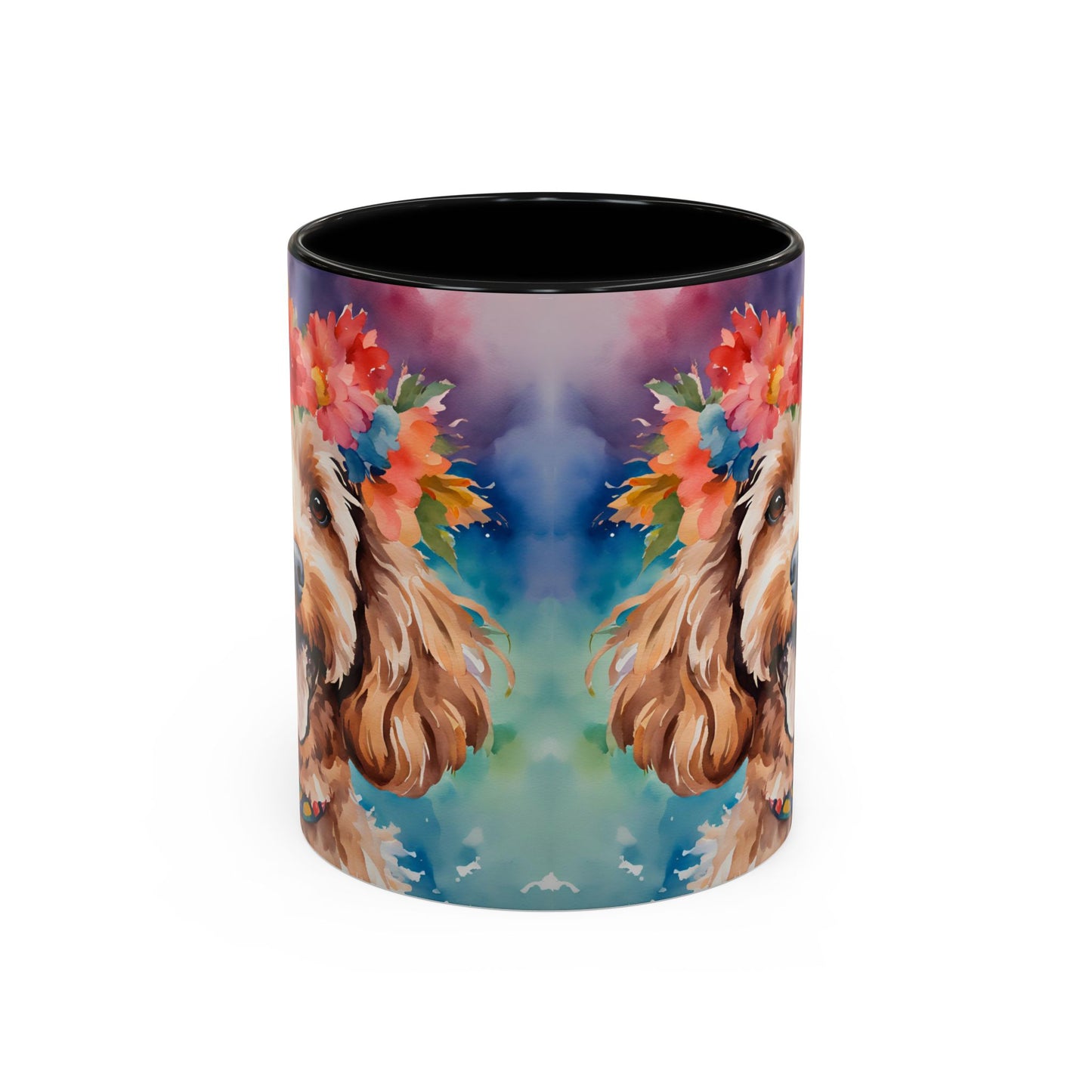 Cockapoo 05 Accent Coffee Mug - Dog Lover Gift