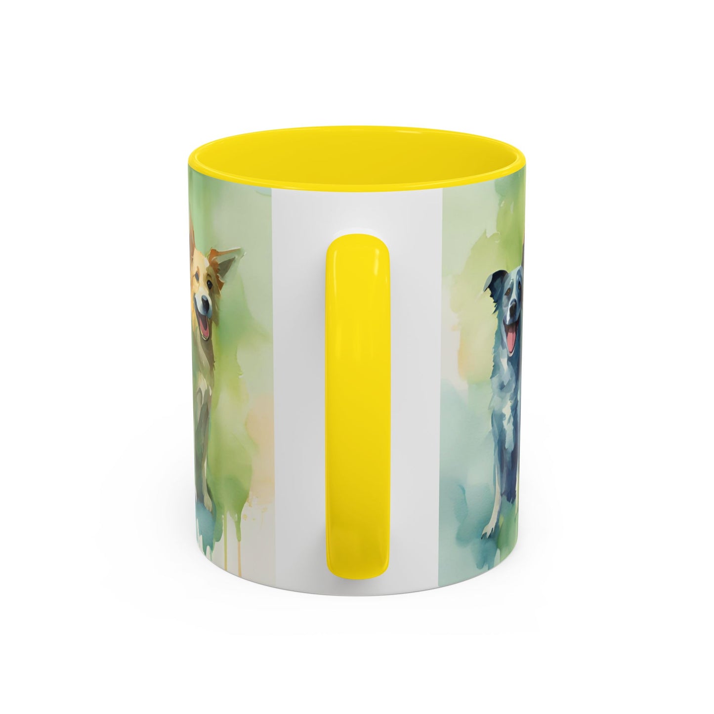 Multicoloured Doggies 10 Accent Mug 11oz