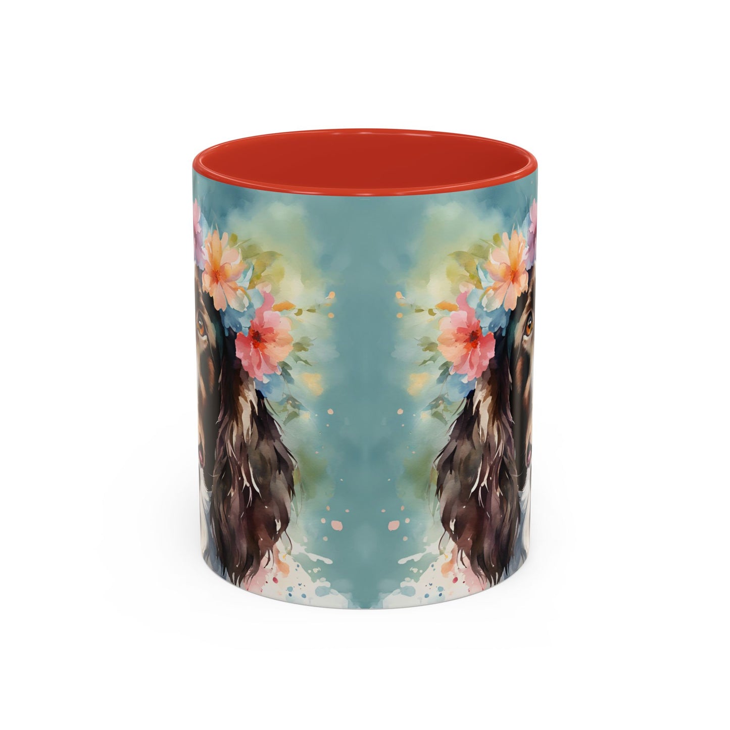 Springer Spaniel 04 Accent Coffee Mug - Dog Lover Gift