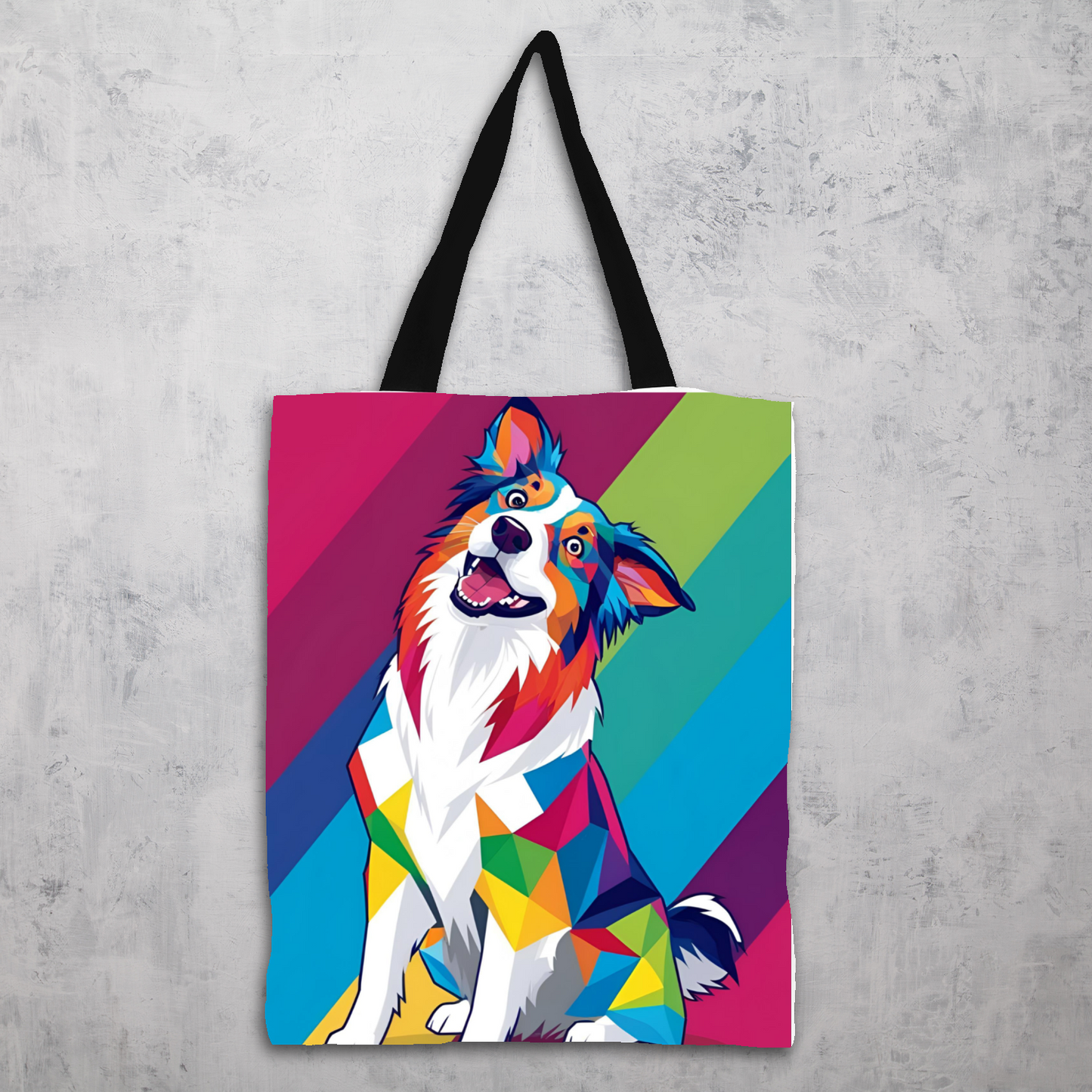 Border Collie 01 Tote Bag