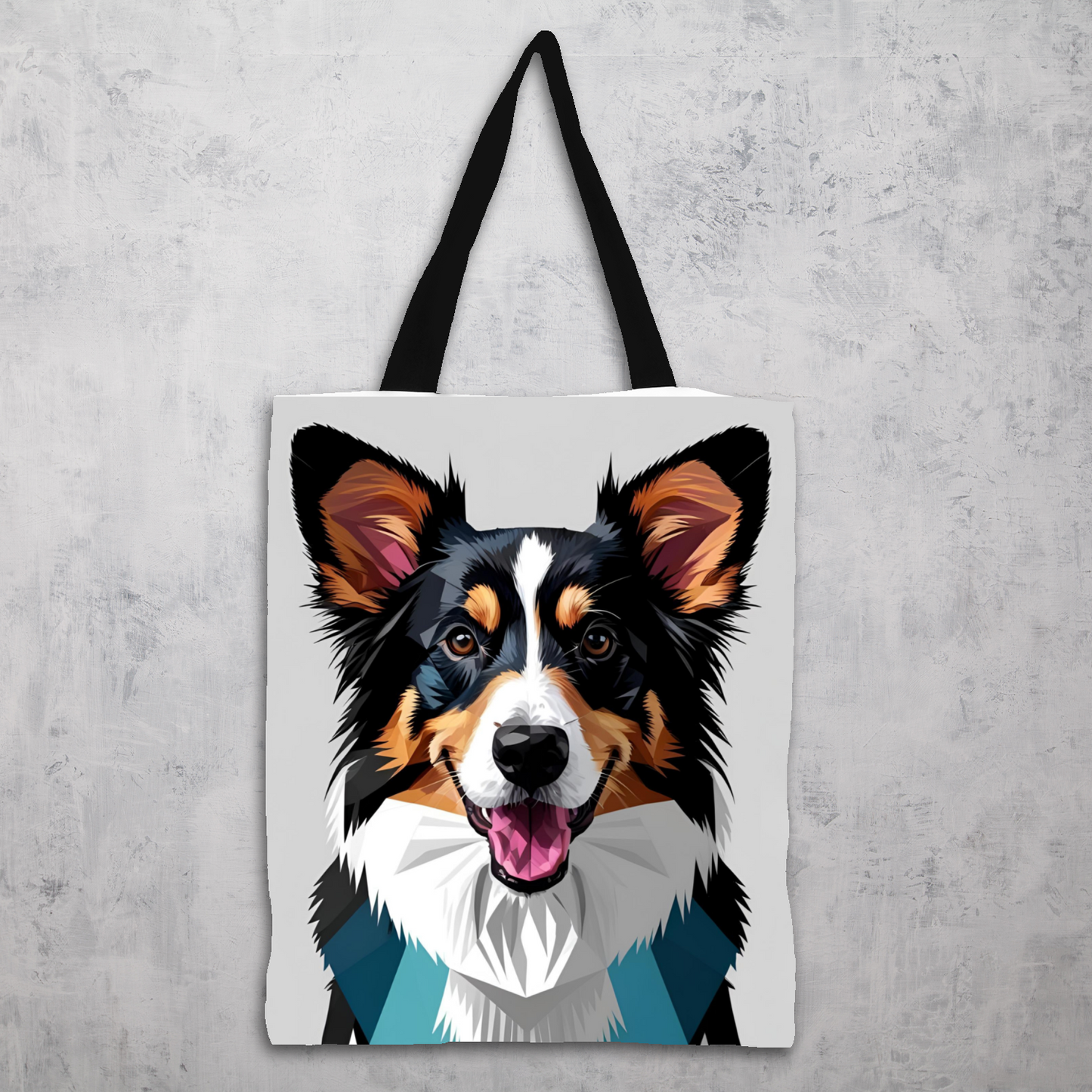 Border Collie 02 Tote Bag