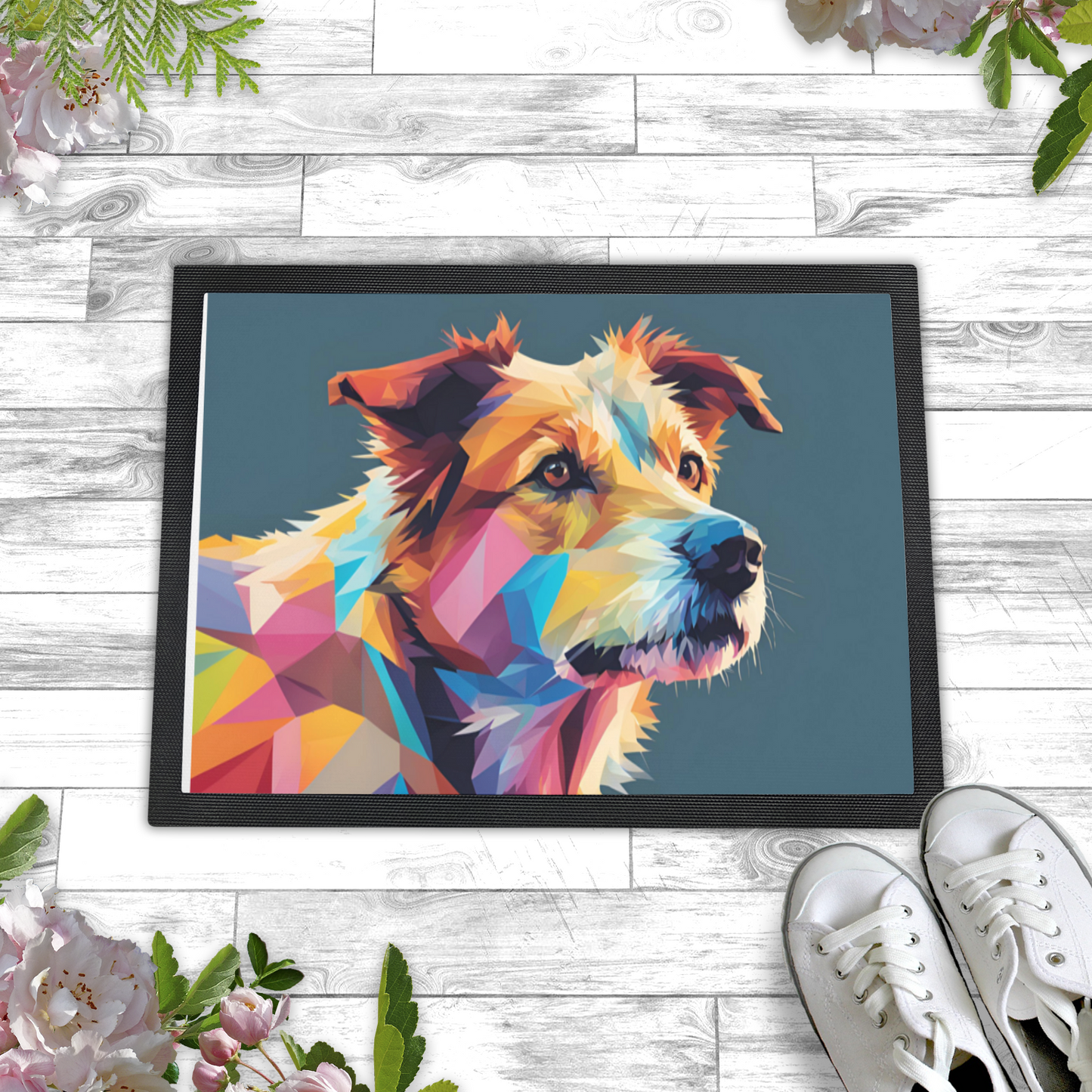 Terrier Mix Dog Food Mat