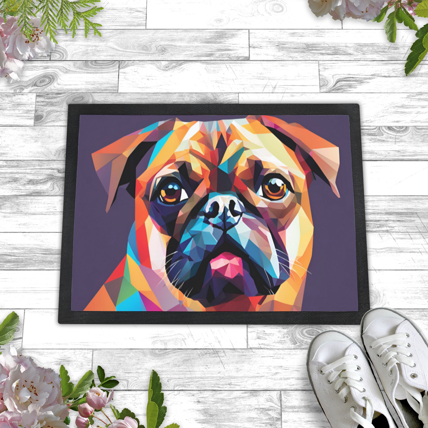 Pug Dog Food Mat