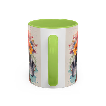 Dachshund 01 Accent Coffee Mug - Dog Lover Gift