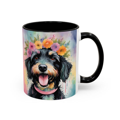 Eddy 02 Accent Coffee Mug - Dog Lover Gift
