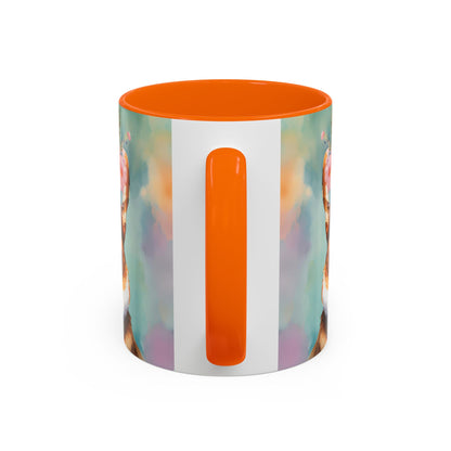 Corgi 01 Accent Coffee Mug - Dog Lover Gift