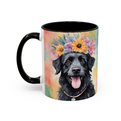 Eddy 01 Accent Coffee Mug - Dog Lover Gift