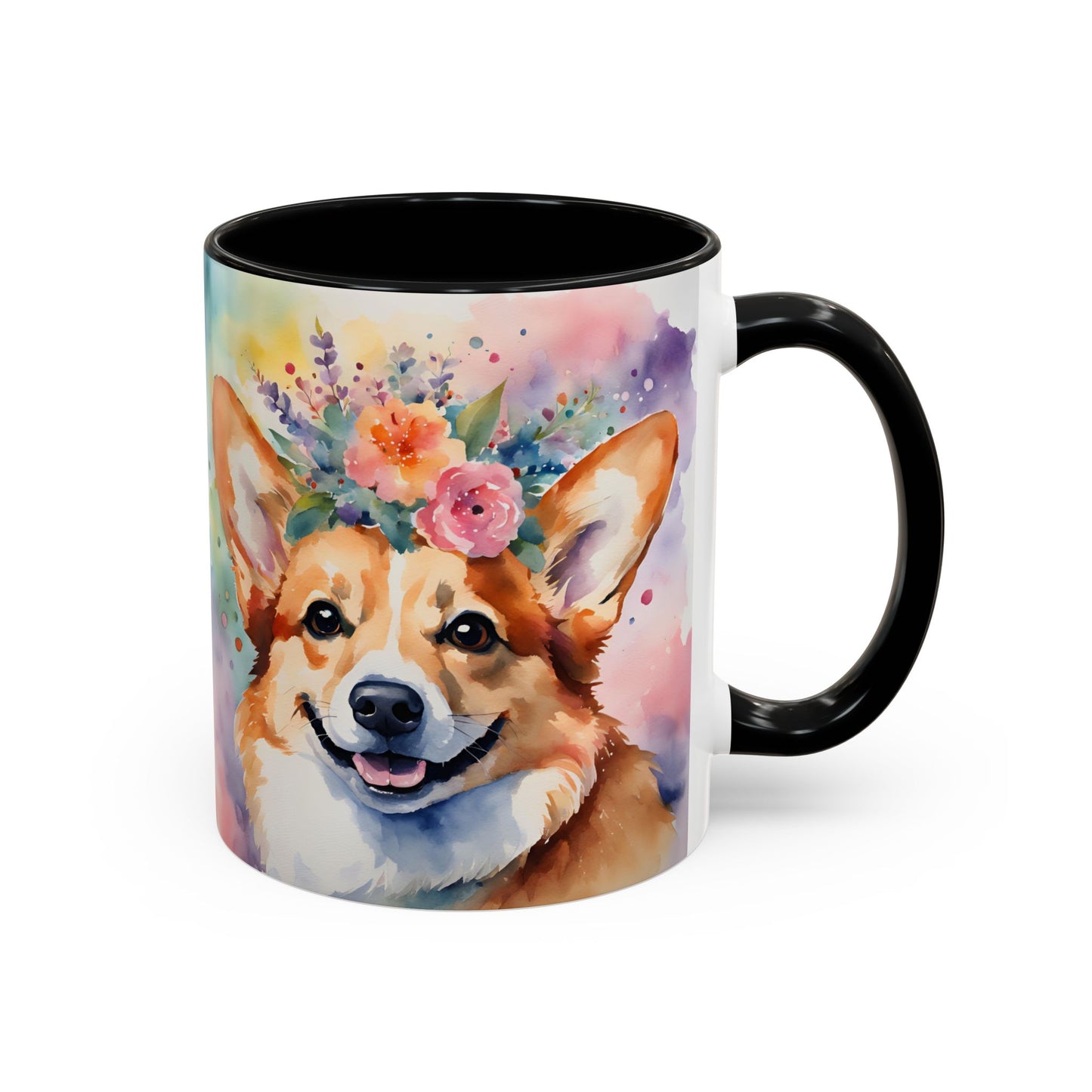 Corgi 04 Accent Coffee Mug - Dog Lover Gift