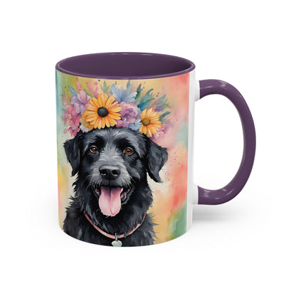 Eddy 01 Accent Coffee Mug - Dog Lover Gift