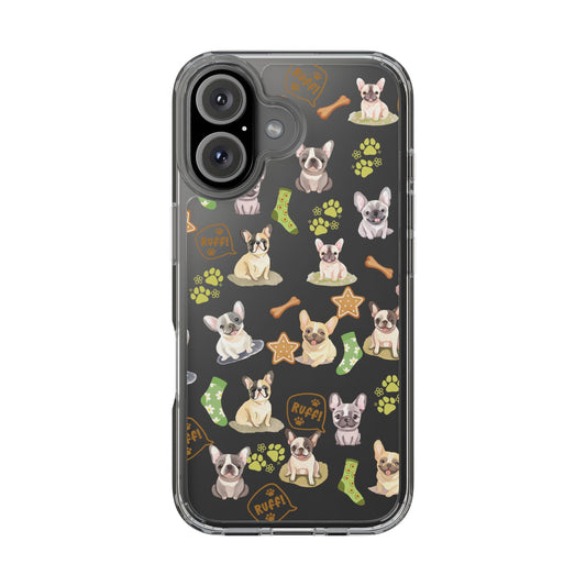 French Bulldog Clear iPhone Cases