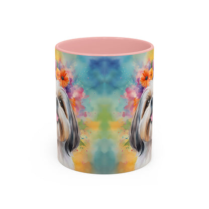 Shih Tzu 01 Accent Coffee Mug - Dog Lover Gift