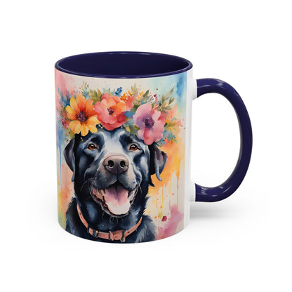 Labrador 03 Accent Coffee Mug - Dog Lover Gift