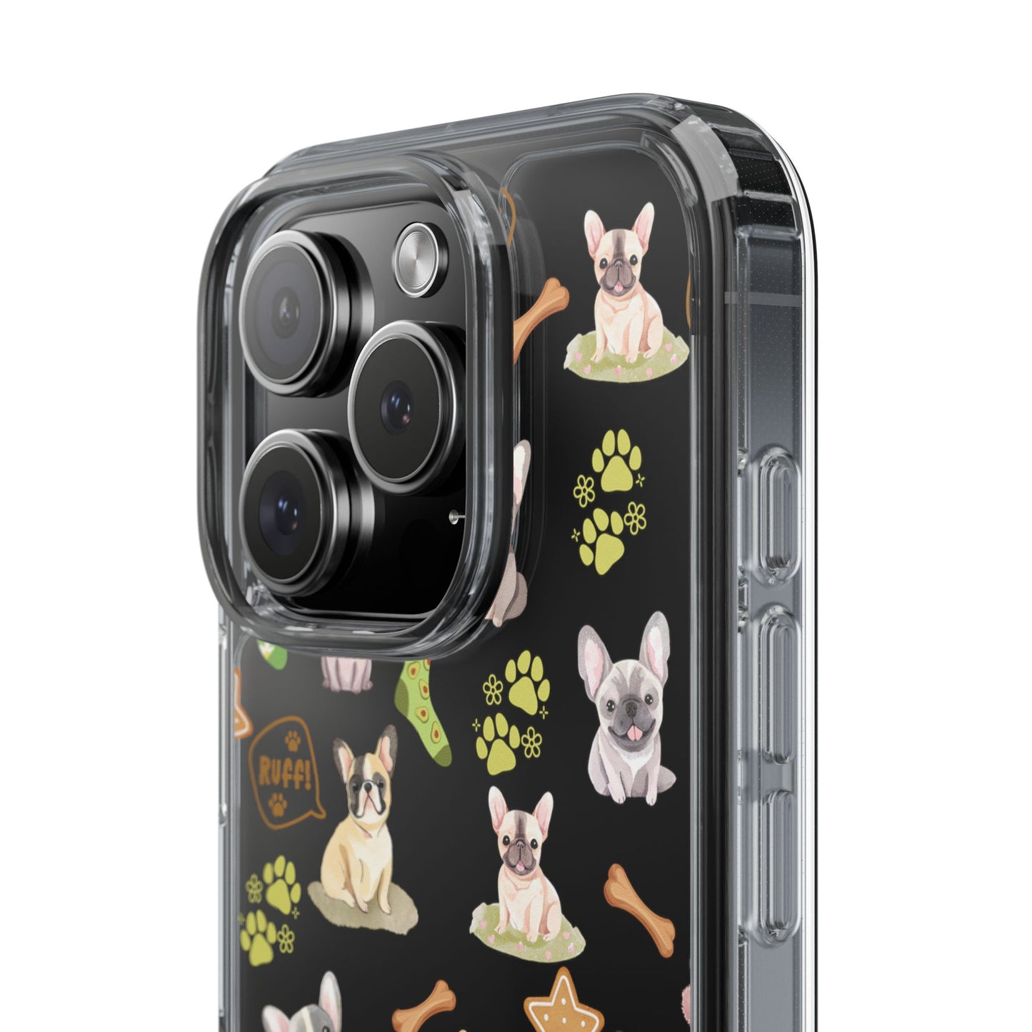 French Bulldog Clear iPhone Cases