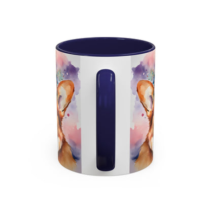 Corgi 04 Accent Coffee Mug - Dog Lover Gift