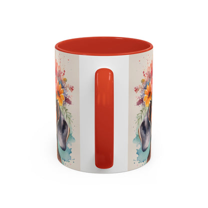 Dachshund 01 Accent Coffee Mug - Dog Lover Gift