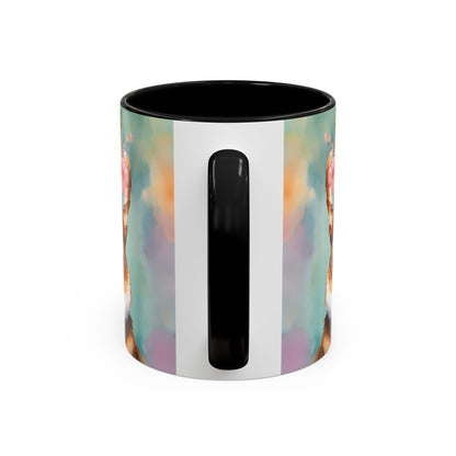 Corgi 01 Accent Coffee Mug - Dog Lover Gift