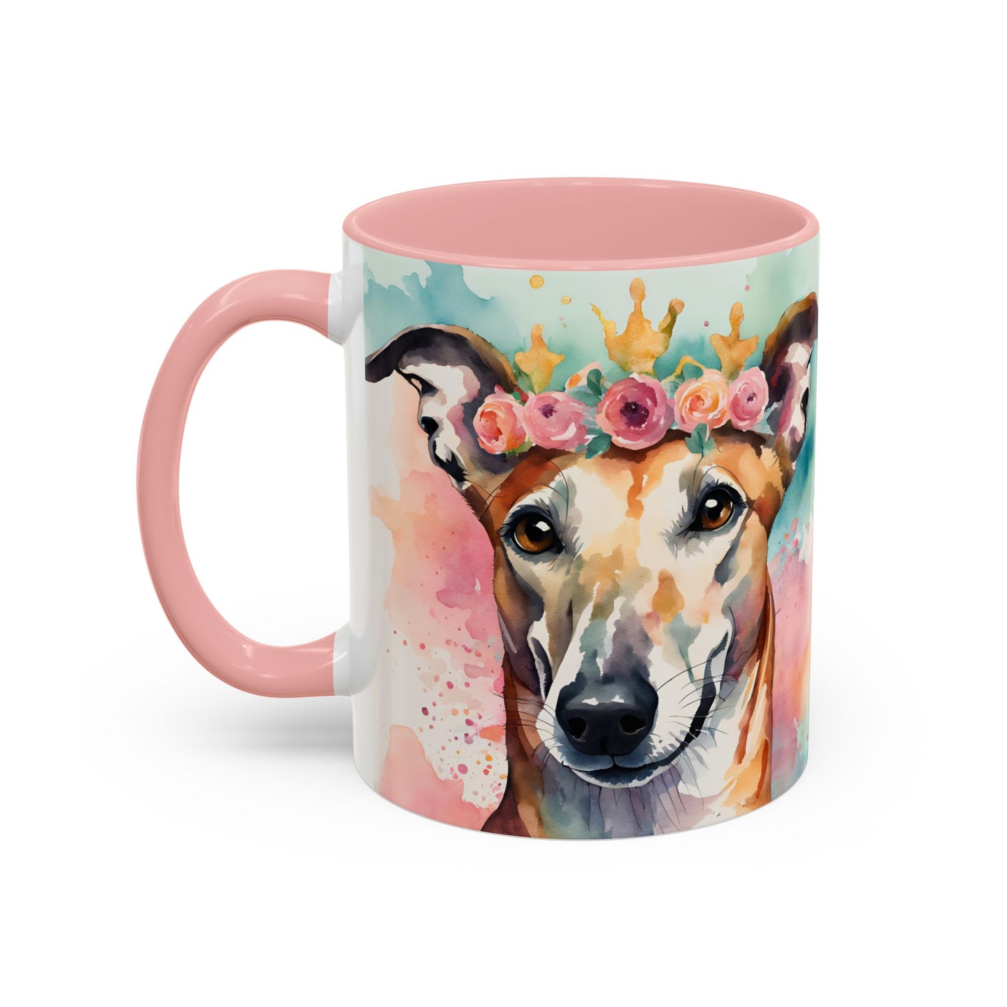 Greyhound 04 Accent Coffee Mug - Dog Lover Gift