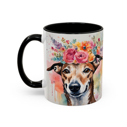 Greyhound 01 Accent Coffee Mug - Dog Lover Gift