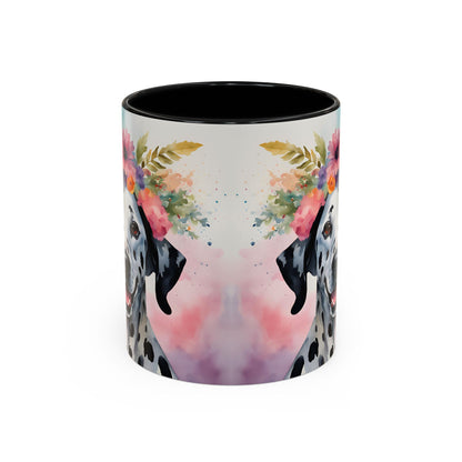 Dalmatian 03 Accent Coffee Mug - Dog Lover Gift