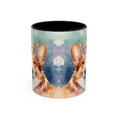 Corgi 03 Accent Coffee Mug - Dog Lover Gift