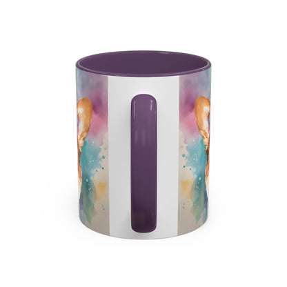 Corgi 02 Accent Coffee Mug - Dog Lover Gift