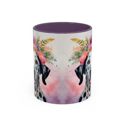 Dalmatian 03 Accent Coffee Mug - Dog Lover Gift