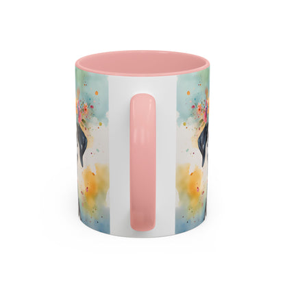 Dalmatian 02 Accent Coffee Mug - Dog Lover Gift