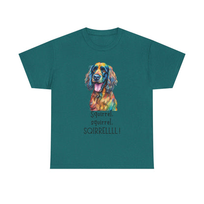 Squirrel, squirrel, SQIRRELLLLL! Unisex Heavy Cotton Tee